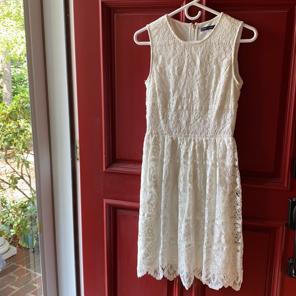 NWOT Tommy Hilfiger White Lace Dress